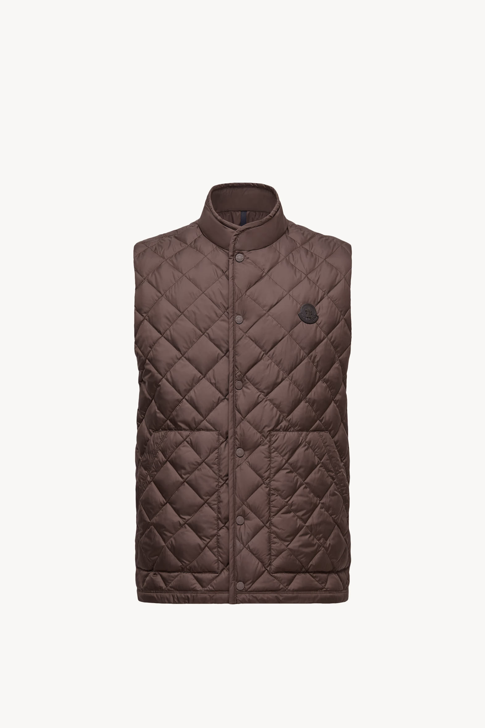 Lycope Diamond-Quilted Down Vest Men Brown Moncler 2